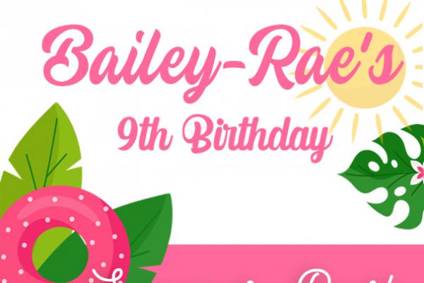 Bailey-Rae's 9th Birthday Bash
